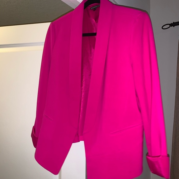 Hot Pink Express Blazer | Poshmark